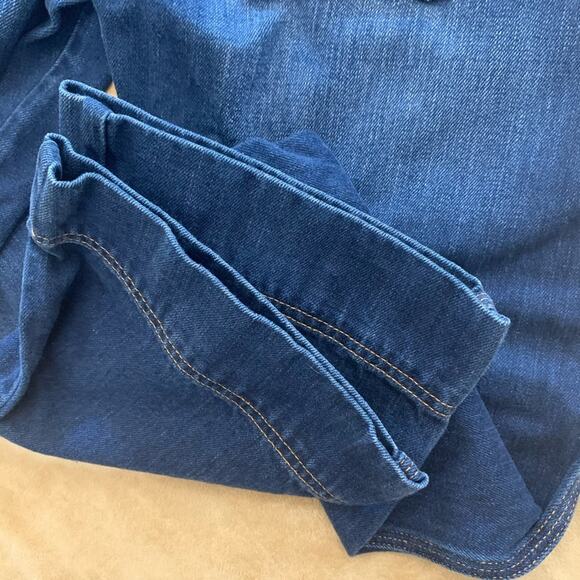 Tommy Hilfiger Size 6 Denim Capris 2000s Y2K - Picture 6 of 11